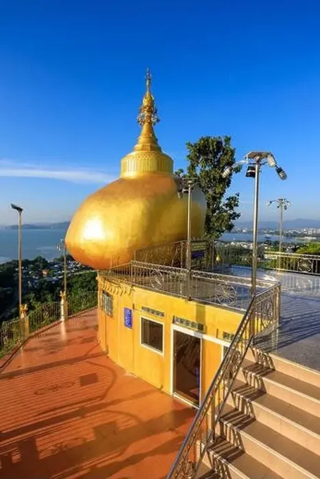 Framed Print : A drone aerial view of Wat Koh Siray is a Theravada Buddhist Thai temple located on Koh Siray near Phuket Framed Print : A drone aerial view of Wat Koh Siray is a Theravada Buddhist Thai temple located on Koh Siray near Phuket