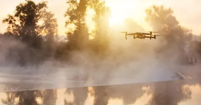 Framed Print : Drone copter with digital camera Framed Print : Drone copter with digital camera
