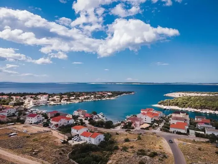 Framed Print : Drone flight over the beautiful island of Pag in Croatia, simuni, novalja, zrece beach Framed Print : Drone flight over the beautiful island of Pag in Croatia, simuni, novalja, zrece beach