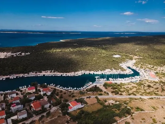 Framed Print : Drone flight over the beautiful island of Pag in Croatia, simuni, novalja, zrece beach Framed Print : Drone flight over the beautiful island of Pag in Croatia, simuni, novalja, zrece beach