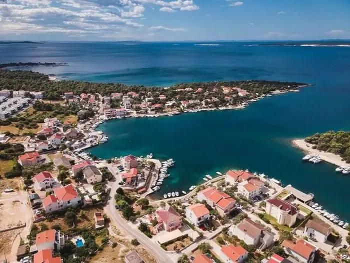 Framed Print : Drone flight over the beautiful island of Pag in Croatia, simuni, novalja, zrece beach Framed Print : Drone flight over the beautiful island of Pag in Croatia, simuni, novalja, zrece beach