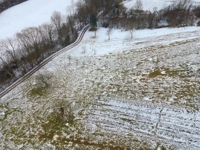 Framed Print : drone flight over landscape with very little snow Framed Print : drone flight over landscape with very little snow