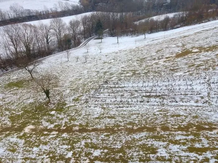 Framed Print : drone flight over landscape with very little snow Framed Print : drone flight over landscape with very little snow