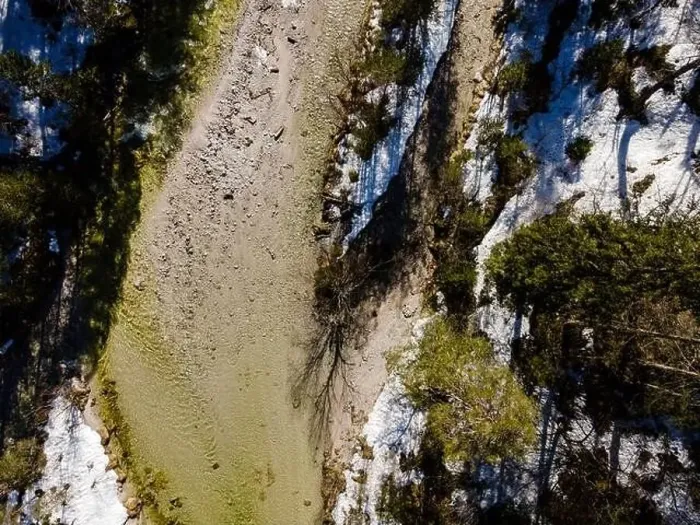 Framed Print : Drone flight over the Oetschergraeben canyon in Lower Austria in winter Framed Print : Drone flight over the Oetschergraeben canyon in Lower Austria in winter