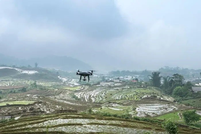 Framed Print : the drone fly on terraces field in Sa Pa town, Lao Cai province, Vietnam Framed Print : the drone fly on terraces field in Sa Pa town, Lao Cai province, Vietnam