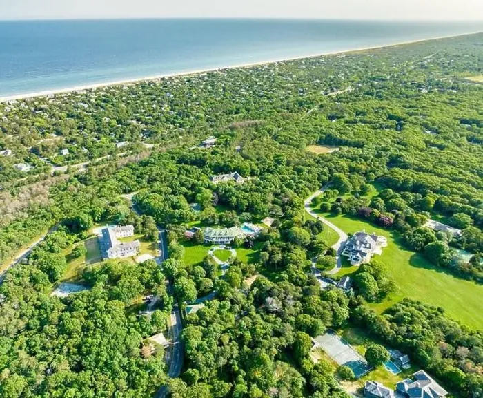 Framed Print : drone image of expensive estates in amagansett, ny Framed Print : drone image of expensive estates in amagansett, ny