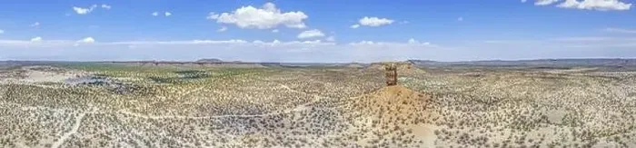 Framed Print : Drone panorama of the landscape around the famous Vingerklip rock needle in northern Namibia during the day in summer Framed Print : Drone panorama of the landscape around the famous Vingerklip rock needle in northern Namibia during the day in summer