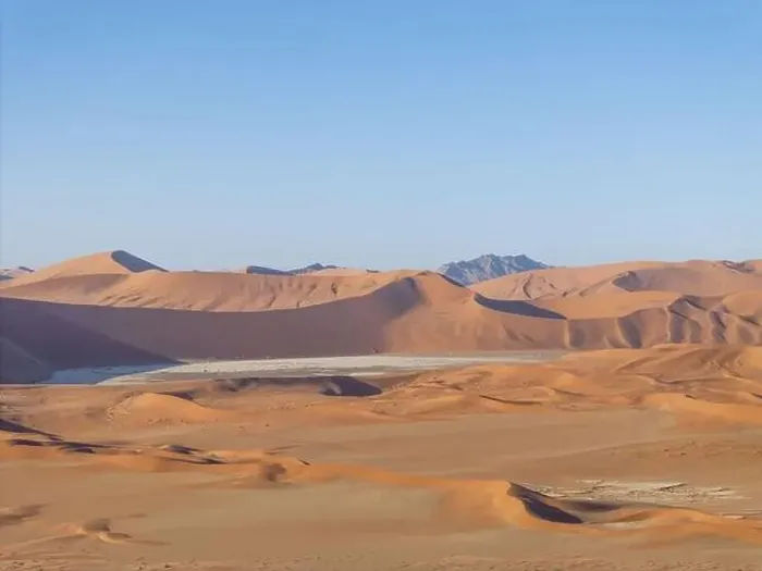 Framed Print : Drone panorama over the Sossusvlei and the surrounding dunes of the Namib Desert in Namibia during the day in summer Framed Print : Drone panorama over the Sossusvlei and the surrounding dunes of the Namib Desert in Namibia during the day in summer