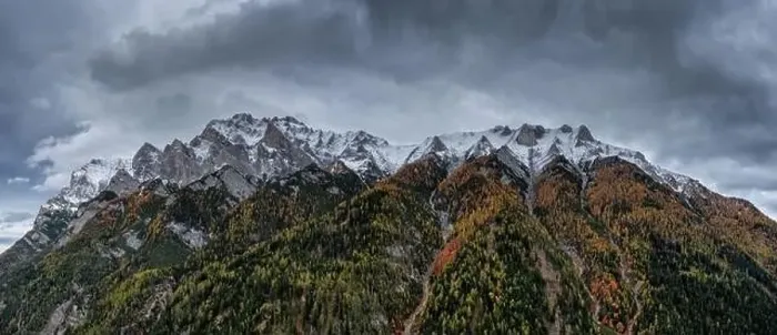 Framed Print : drone panorama view of the Calanda mountain massif in the Swiss Alps near Chur Framed Print : drone panorama view of the Calanda mountain massif in the Swiss Alps near Chur