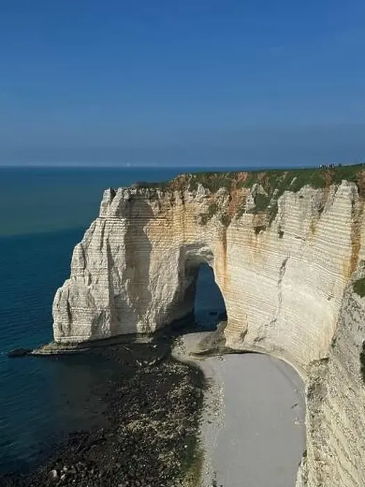 Framed Print : drone photo Etretat France Europe Framed Print : drone photo Etretat France Europe
