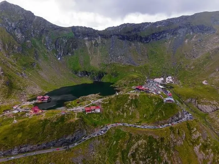 Framed Print : Drone photography of Balea lake Framed Print : Drone photography of Balea lake