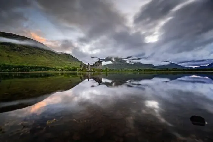 Framed Print : Drone shot of Kilchurn Castle, Scotland Framed Print : Drone shot of Kilchurn Castle, Scotland