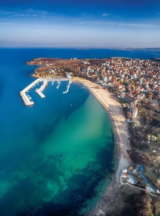 Framed Print : Drone view on boats and yachts at the pier in the seaport of Chernomorec, Bulgaria Framed Print : Drone view on boats and yachts at the pier in the seaport of Chernomorec, Bulgaria