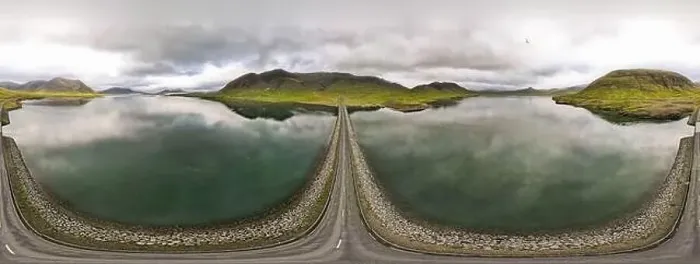 Framed Print : Drone view at a bridge on Snaefellsnes penisola on Iceland Framed Print : Drone view at a bridge on Snaefellsnes penisola on Iceland