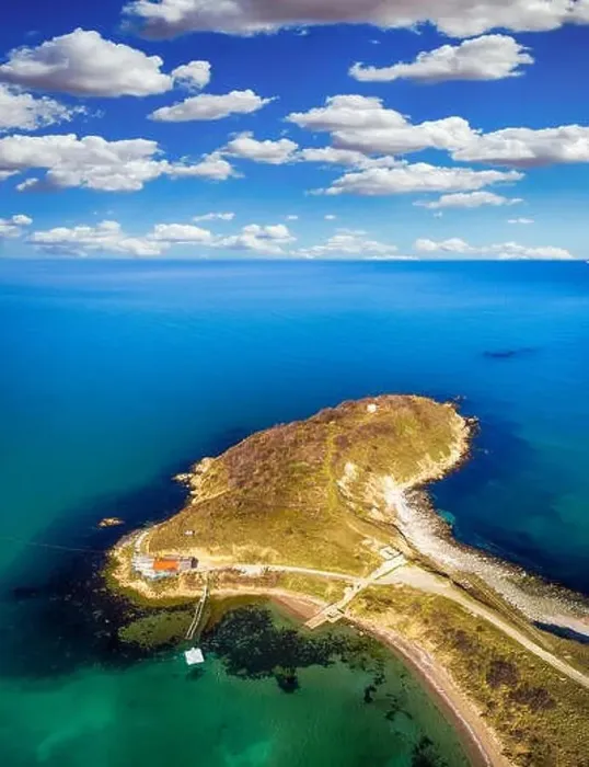 Framed Print : Drone top view over cape and fortress Akin / Akra-Chernomorec, Bulgaria Framed Print : Drone top view over cape and fortress Akin / Akra-Chernomorec, Bulgaria