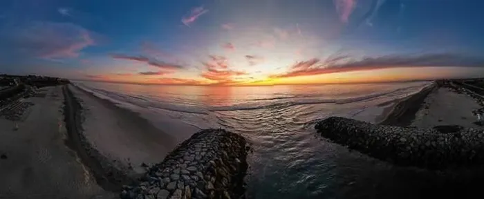 Framed Print : A Drone View of a Carlsbad, California Framed Print : A Drone View of a Carlsbad, California