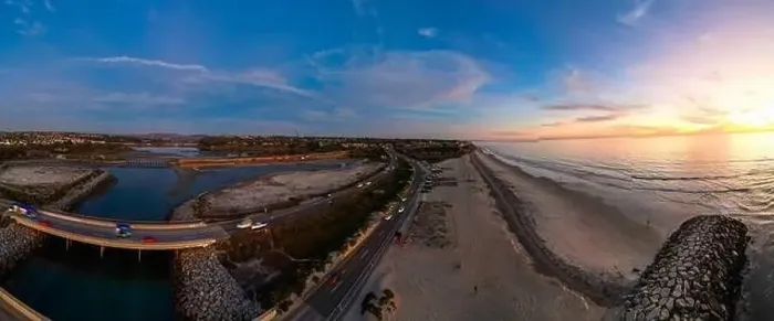 Framed Print : A Drone View of a Carlsbad, California Framed Print : A Drone View of a Carlsbad, California
