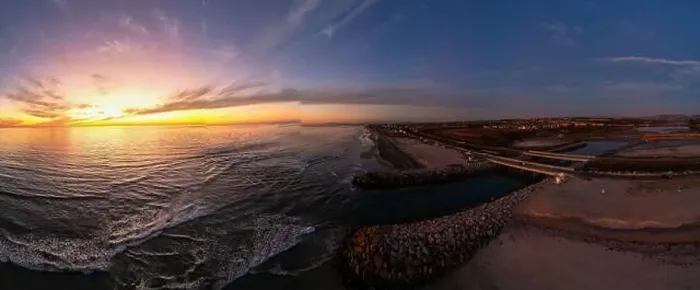 Framed Print : A Drone View of a Carlsbad, California Framed Print : A Drone View of a Carlsbad, California