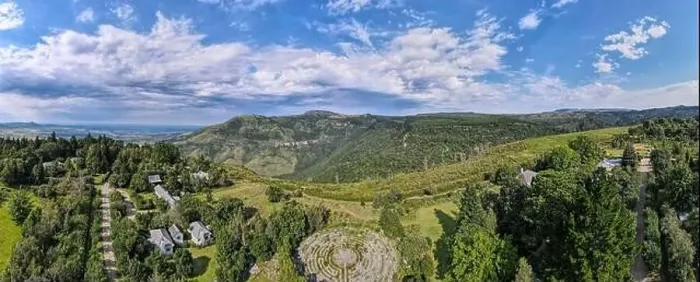 Framed Print : Drone view at the countryside of Hogsback in South Africa Framed Print : Drone view at the countryside of Hogsback in South Africa