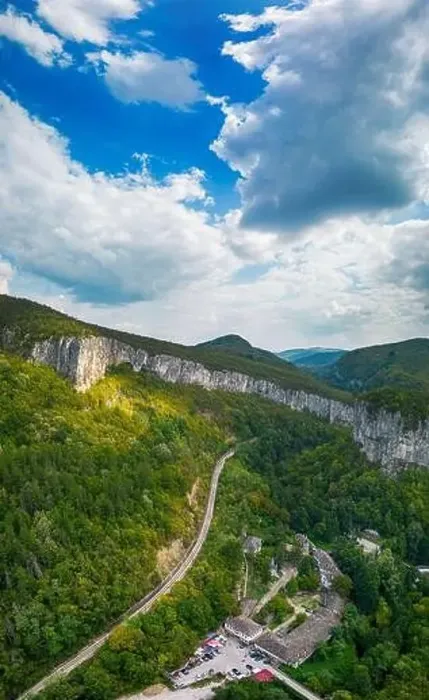 Framed Print : Drone view at Hotnishki Waterfall near Veliko Tarnovo during summer with great acqua colors Framed Print : Drone view at Hotnishki Waterfall near Veliko Tarnovo during summer with great acqua colors