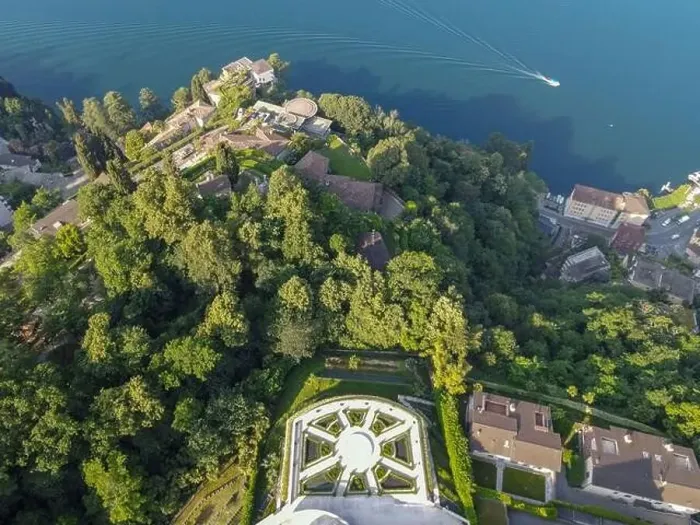 Framed Print : Drone view at Lugano and his lake in the italian part of Switzerland Framed Print : Drone view at Lugano and his lake in the italian part of Switzerland