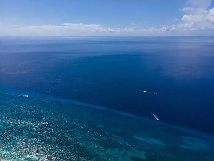 Framed Print : Drone view of mexican caribbean sea in Cozumel Framed Print : Drone view of mexican caribbean sea in Cozumel