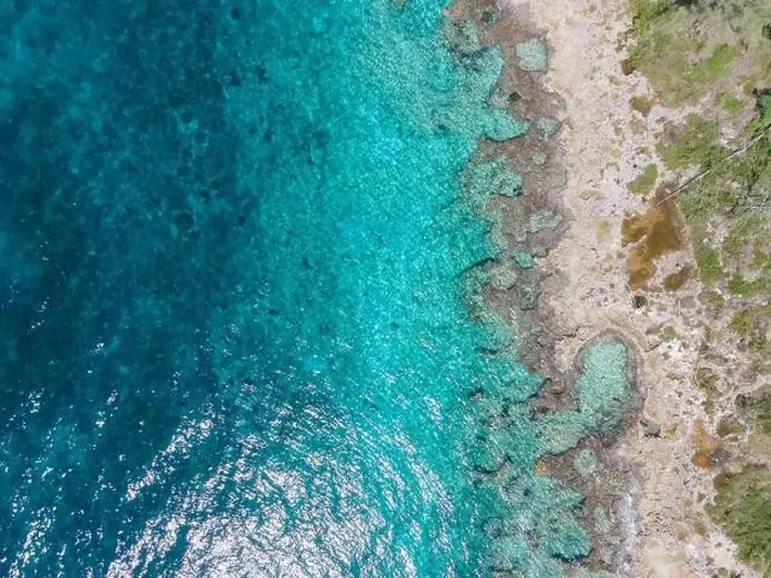 Framed Print : Drone view of mexican caribbean sea in Cozumel Framed Print : Drone view of mexican caribbean sea in Cozumel