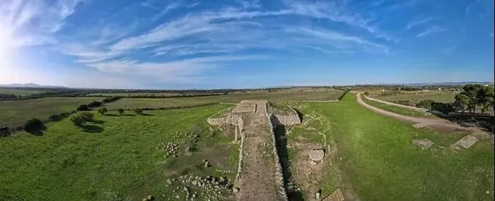 Framed Print : Drone view at the Monte d'Accoddi pre-nuragic altar on Sardinia in Italy Framed Print : Drone view at the Monte d'Accoddi pre-nuragic altar on Sardinia in Italy