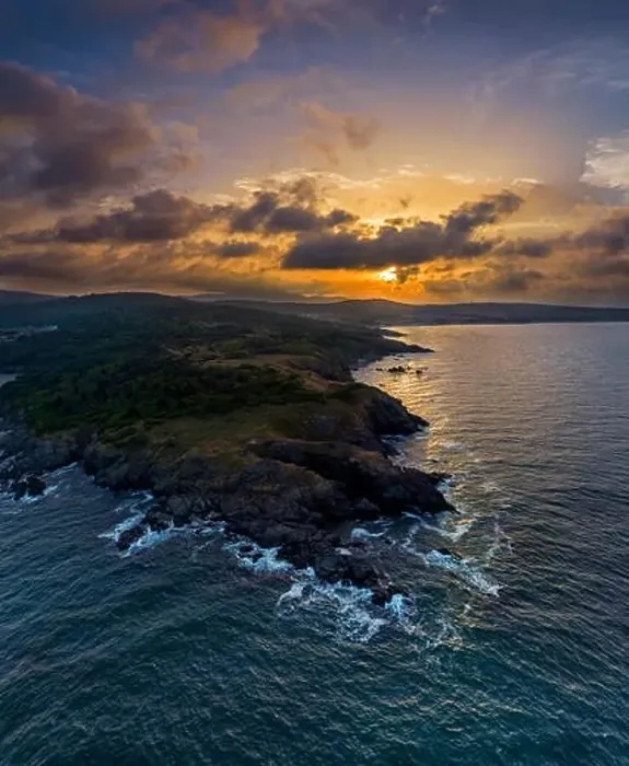 Framed Print : Drone top view Sunset over nose Agalina Sozopol Framed Print : Drone top view Sunset over nose Agalina Sozopol