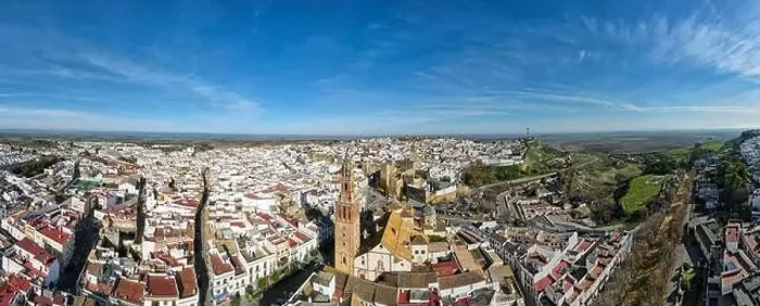 Framed Print : Drone view at the town of Carmona on Andalucia in Spain Framed Print : Drone view at the town of Carmona on Andalucia in Spain