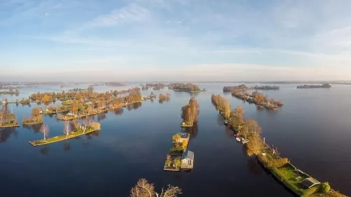 Framed Print : Drone view Vinkeveense plassen Netherlands, Vinkeveen aerial autumn bright sky beautiful lake Framed Print : Drone view Vinkeveense plassen Netherlands, Vinkeveen aerial autumn bright sky beautiful lake