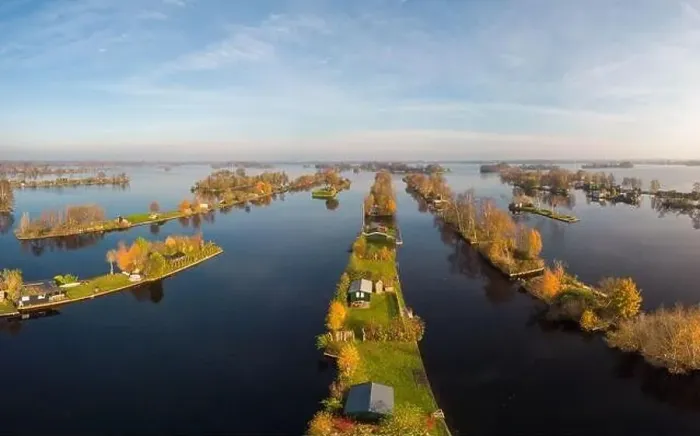 Framed Print : Drone view Vinkeveense plassen Netherlands, Vinkeveen aerial autumn bright sky beautiful lake Framed Print : Drone view Vinkeveense plassen Netherlands, Vinkeveen aerial autumn bright sky beautiful lake