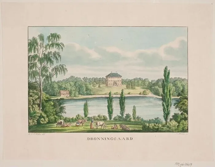 Framed Print : Dronninggård Holm, Jens 1776 - 1859, Holm, H.G.F. 1803 - 1861 Engraving, Print Samlinger til en beskrivende Fortegnelse over danske kobberstik Framed Print : Dronninggård Holm, Jens 1776 - 1859, Holm, H.G.F. 1803 - 1861 Engraving, Print Samlinger til en beskrivende Fortegnelse over danske kobberstik