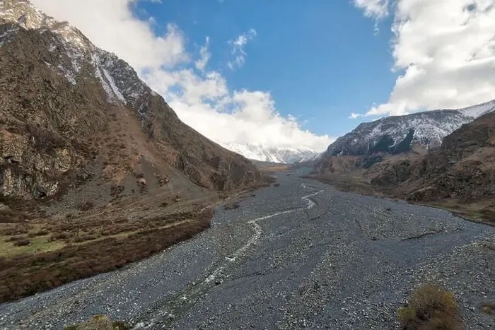 Framed Print : Dry Riverbed in the Caucasus Mountains, Nothern Georgia, taken in April 2019rn taken in hdr Framed Print : Dry Riverbed in the Caucasus Mountains, Nothern Georgia, taken in April 2019rn taken in hdr