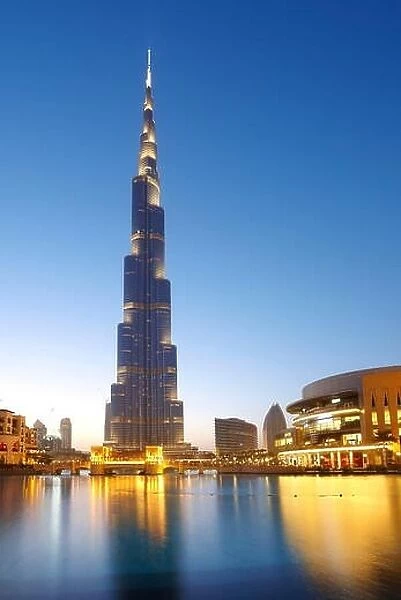 Dubai - Burj Khalifa, the highest building in the world, United Arab Emirates