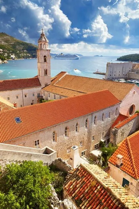 Framed Print : Dubrovnik Old Town cityscape, view from Old Town Walls, Croatia Framed Print : Dubrovnik Old Town cityscape, view from Old Town Walls, Croatia