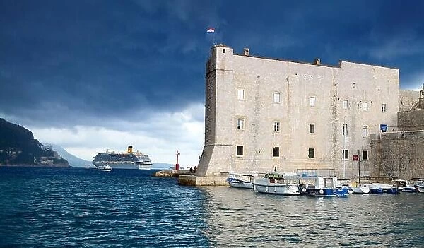 Dubrovnik, St John's Fortress and harbor, Croatia