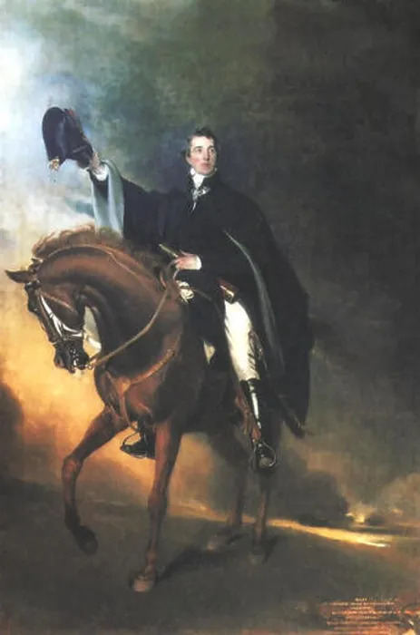 Framed Print : The Duke of Wellington on Copenhagen (1818) by Thomas Lawrence Framed Print : The Duke of Wellington on Copenhagen (1818) by Thomas Lawrence