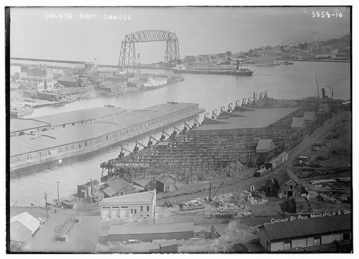 Framed Print : The Duluth Boat Course is a historic waterway located in Duluth Framed Print : The Duluth Boat Course is a historic waterway located in Duluth