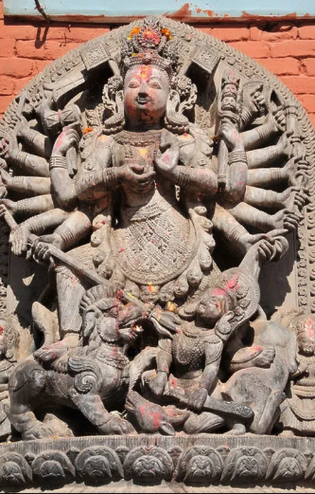 Framed Print : Durga statue, Durbar square, Bhaktapur, Nepal Framed Print : Durga statue, Durbar square, Bhaktapur, Nepal