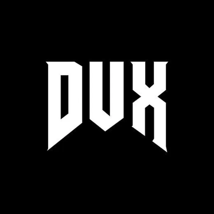 Framed Print : DUX letter logo design for technology company Framed Print : DUX letter logo design for technology company