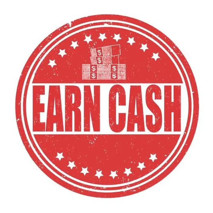 Framed Print : Earn Cash sign or stamp on white background, vector illustration Framed Print : Earn Cash sign or stamp on white background, vector illustration