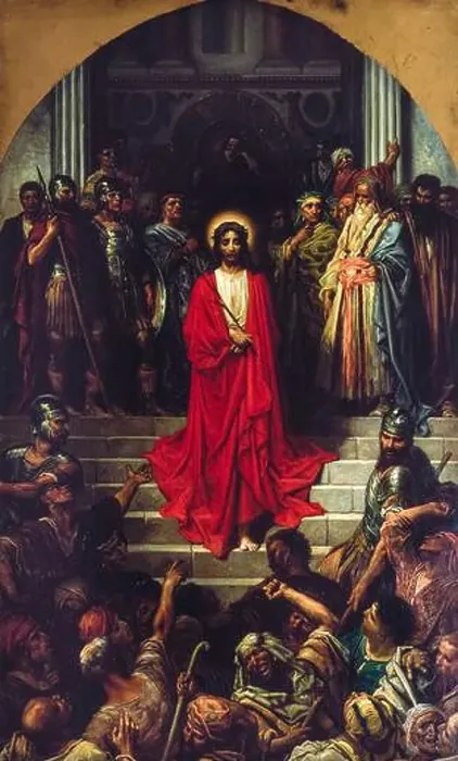 Framed Print : Ecce Homo, painting in oil by Gustave Doré, 1877 Framed Print : Ecce Homo, painting in oil by Gustave Doré, 1877