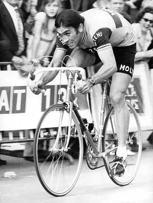 Framed Print : Eddy Merckx, a Belgian cyclist, just before the finish at the 'Giro d'Italia' Framed Print : Eddy Merckx, a Belgian cyclist, just before the finish at the 'Giro d'Italia'