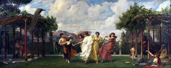 Framed Print : Edward John Poynter Horae Serenae, 1894 Framed Print : Edward John Poynter Horae Serenae, 1894