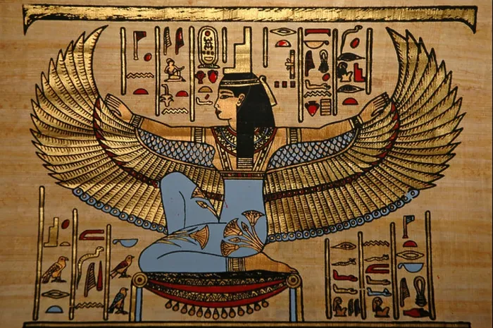 Framed Print : Egyptian souvenir papyrus art Framed Print : Egyptian souvenir papyrus art