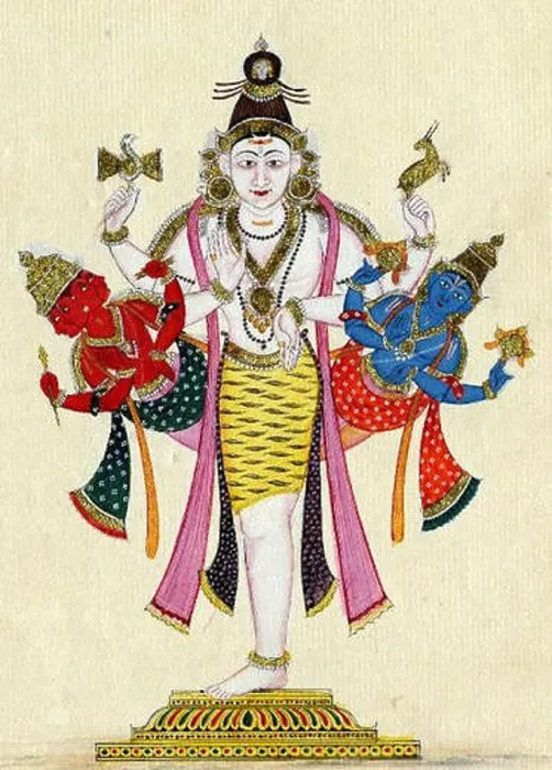 Framed Print : Ekapada Shiva is a depiction of the Hindu god Shiva Framed Print : Ekapada Shiva is a depiction of the Hindu god Shiva