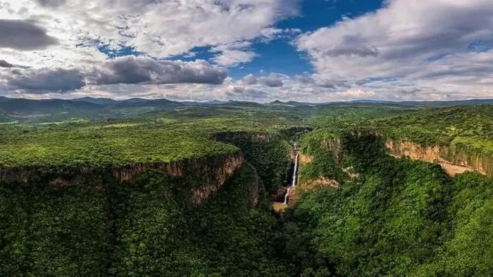 Framed Print : El Salto del Nogal, the tallest waterfall from Jalisco state in Mexico Framed Print : El Salto del Nogal, the tallest waterfall from Jalisco state in Mexico