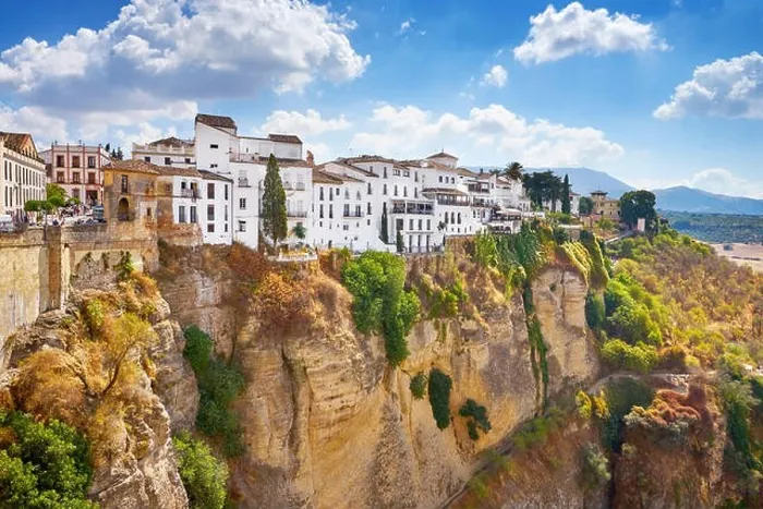 Framed Print : El Tajo Gorge Canyon, Ronda, Andalusia, Spain Framed Print : El Tajo Gorge Canyon, Ronda, Andalusia, Spain