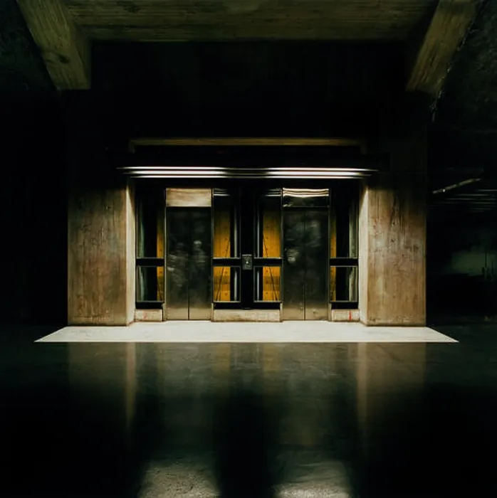 Framed Print : Two Elevators. Framed Print : Two Elevators.